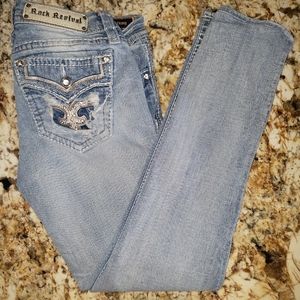 Rock Revival Skinny Jean's distressed